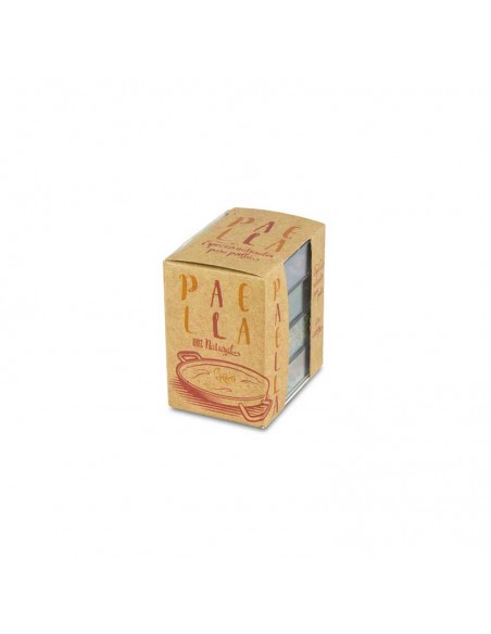 Paellero Natural con azafrán